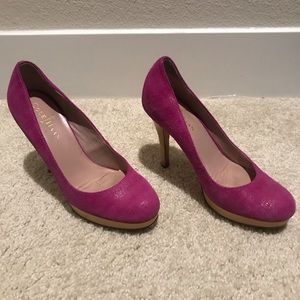 Cole haan Nike Air platforms heels, pink, 6.5